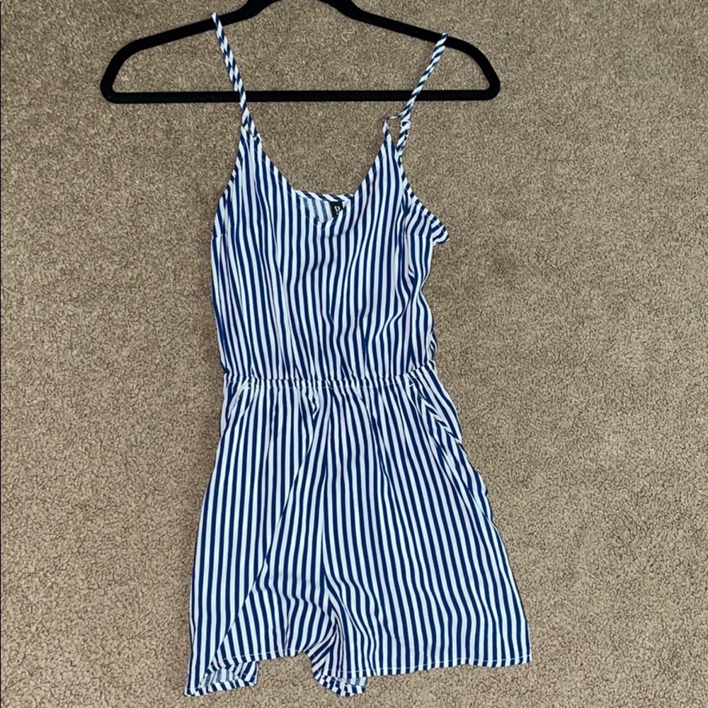Striped romper